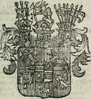 An illustration from Li sovrani del mondo : Opera, che dà notitia della genealogia delle loro famiglie, dell'ampiezza, e governo de' loro stati ... con un catalogo degli autori, che meglio ne hanno scritto (1720)