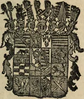 An illustration from Li sovrani del mondo : Opera, che dà notitia della genealogia delle loro famiglie, dell'ampiezza, e governo de' loro stati ... con un catalogo degli autori, che meglio ne hanno scritto (1720)