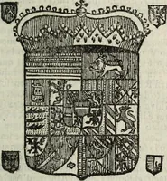An illustration from Li sovrani del mondo : Opera, che dà notitia della genealogia delle loro famiglie, dell'ampiezza, e governo de' loro stati ... con un catalogo degli autori, che meglio ne hanno scritto (1720)