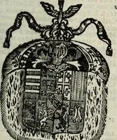 An illustration from Li sovrani del mondo : Opera, che dà notitia della genealogia delle loro famiglie, dell'ampiezza, e governo de' loro stati ... con un catalogo degli autori, che meglio ne hanno scritto (1720)
