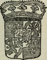 An illustration from Li sovrani del mondo : Opera, che dà notitia della genealogia delle loro famiglie, dell'ampiezza, e governo de' loro stati ... con un catalogo degli autori, che meglio ne hanno scritto (1720)