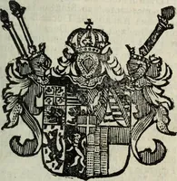 An illustration from Li sovrani del mondo : Opera, che dà notitia della genealogia delle loro famiglie, dell'ampiezza, e governo de' loro stati ... con un catalogo degli autori, che meglio ne hanno scritto (1720)