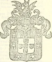 An illustration from Li Sovrani del mondo, opera, che dà notitia della genealogia delle loro famigilie; dell'ampiezza, e governo de'loro Stati, della loro religione, entrate, forze, titoli, pretenfioni, arme con l'origine floria de'pezzi, e quarti, che le compongono, e del luogo della loro residenza; con un catalogo degli autori, che meglio ne banno feritto; il tutto fino al tempo prefente (1729)