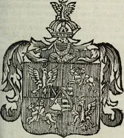 An illustration from Li sovrani del mondo : Opera, che dà notitia della genealogia delle loro famiglie, dell'ampiezza, e governo de' loro stati ... con un catalogo degli autori, che meglio ne hanno scritto (1720)
