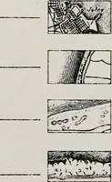An illustration from List of conventional signs and abbreviations in use on French and German maps (1918)