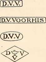 An illustration from A list of early American silversmiths and their marks (1917)