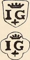 An illustration from A list of early American silversmiths and their marks (1917)