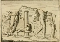 An illustration from L'istoria della Chiesa di S. Giovanni avanti Porta Latina, titolo cardinalizio (1716)