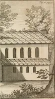 An illustration from L'istoria della Chiesa di S. Giovanni avanti Porta Latina, titolo cardinalizio (1716)