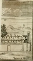 An illustration from L'istoria della Chiesa di S. Giovanni avanti Porta Latina, titolo cardinalizio (1716)