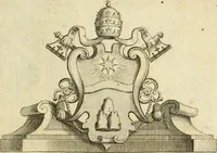 An illustration from L'istoria della Chiesa di S. Giovanni avanti Porta Latina, titolo cardinalizio (1716)