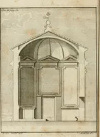 An illustration from L'istoria della Chiesa di S. Giovanni avanti Porta Latina, titolo cardinalizio (1716)