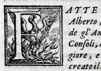 An illustration from L'istoria di Verona, del sig. Girolamo dalla Corte gentil'huomo veronese : divisa in dve parti, et in XXII libri : nella qvale non solo a pieno si contengono le cose pertinenti alla detta città, ma molte altre ancora si toccano, che alle altre città, & luoghi circonuicini si aspettano : con la tauola in ciascuna parte delle cose più notabili (1592)
