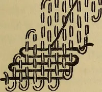 An illustration from A little sewing book for a little girl (1918)