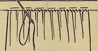 An illustration from A little sewing book for a little girl (1918)