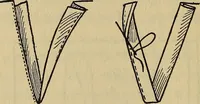 An illustration from A little sewing book for a little girl (1918)