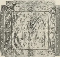 An illustration from Illustrated catalogue of the furniture and embellishments from the Imperial Palace, Pekin, exquisitely wrought gold ornaments from the ceremonial crowns of the former Emperor and Empress of China and numerous other objects of antiquity and distinctive artistic excellence, recently acquired by the firm of Messrs. Yamanaka & Company, New York, Japan, China [electronic resource] : to be sold at unrestricted public sale on the afternoons herein stated (1917)