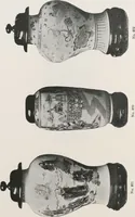 An illustration from Illustrated catalogue of the important collection of antique Chinese porcelains, Sung and Ming potteries, ancient stone sculptures, carved jades and other hard stones, snuff bottles, Mandarin necklaces, bronzes, enamels, palace furniture and wall panels and a number of rare and fine ancient Chinese paintings of the Sung and Ming periods [electronic resource] : all of which are to be sold at unrestricted public sale by direction of the Chinese expert, Lee Van Ching of Shanghai on the afternoons herein stated (1917)
