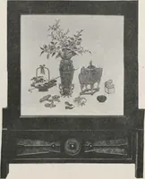 An illustration from Illustrated catalogue of the important collection of antique Chinese porcelains, Sung and Ming potteries, ancient stone sculptures, carved jades and other hard stones, snuff bottles, Mandarin necklaces, bronzes, enamels, palace furniture and wall panels and a number of rare and fine ancient Chinese paintings of the Sung and Ming periods [electronic resource] : all of which are to be sold at unrestricted public sale by direction of the Chinese expert, Lee Van Ching of Shanghai on the afternoons herein stated (1917)