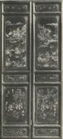 An illustration from Illustrated catalogue of the important collection of antique Chinese porcelains, Sung and Ming potteries, ancient stone sculptures, carved jades and other hard stones, snuff bottles, Mandarin necklaces, bronzes, enamels, palace furniture and wall panels and a number of rare and fine ancient Chinese paintings of the Sung and Ming periods [electronic resource] : all of which are to be sold at unrestricted public sale by direction of the Chinese expert, Lee Van Ching of Shanghai on the afternoons herein stated (1917)