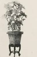 An illustration from Illustrated catalogue of the important collection of antique Chinese porcelains, Sung and Ming potteries, ancient stone sculptures, carved jades and other hard stones, snuff bottles, Mandarin necklaces, bronzes, enamels, palace furniture and wall panels and a number of rare and fine ancient Chinese paintings of the Sung and Ming periods [electronic resource] : all of which are to be sold at unrestricted public sale by direction of the Chinese expert, Lee Van Ching of Shanghai on the afternoons herein stated (1917)