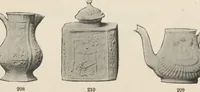 An illustration from Illustrated catalogue of a remarkable collection of beautiful white glazes in European and Oriental productions, exceptional Chinese porcelains, exclusively single-color specimens [electronic resource] : to be sold at unrestricted public sale by direction of Mr. Thomas B. Clarke at the American Art Galleries on the afternoons herein stated (1918)