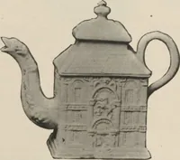 An illustration from Illustrated catalogue of a remarkable collection of beautiful white glazes in European and Oriental productions, exceptional Chinese porcelains, exclusively single-color specimens [electronic resource] : to be sold at unrestricted public sale by direction of Mr. Thomas B. Clarke at the American Art Galleries on the afternoons herein stated (1918)