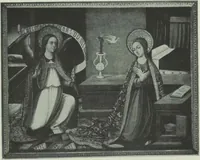 An illustration from Illustrated catalogue of a highly important collection of ancient paintings of the Italian, Dutch, Spanish, Flemish and French schools, including an imposing gathering of Italian and Flemish primitives [electronic resource] : to be sold at unrestricted public sale by direction of the F. Kleinberger Galleries, for the purpose of adjusting the business interests of their former partnership and the present incorporation, in the grand ballroom of the Plaza Hotel, Fifth Avenue, 58th to 59th Street, on the evening herein stated (1918)