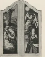 An illustration from Illustrated catalogue of a highly important collection of ancient paintings of the Italian, Dutch, Spanish, Flemish and French schools, including an imposing gathering of Italian and Flemish primitives [electronic resource] : to be sold at unrestricted public sale by direction of the F. Kleinberger Galleries, for the purpose of adjusting the business interests of their former partnership and the present incorporation, in the grand ballroom of the Plaza Hotel, Fifth Avenue, 58th to 59th Street, on the evening herein stated (1918)
