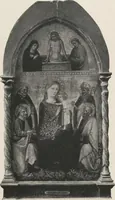 An illustration from Illustrated catalogue of a highly important collection of ancient paintings of the Italian, Dutch, Spanish, Flemish and French schools, including an imposing gathering of Italian and Flemish primitives [electronic resource] : to be sold at unrestricted public sale by direction of the F. Kleinberger Galleries, for the purpose of adjusting the business interests of their former partnership and the present incorporation, in the grand ballroom of the Plaza Hotel, Fifth Avenue, 58th to 59th Street, on the evening herein stated (1918)