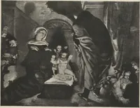 An illustration from Illustrated catalogue of a highly important collection of ancient paintings of the Italian, Dutch, Spanish, Flemish and French schools, including an imposing gathering of Italian and Flemish primitives [electronic resource] : to be sold at unrestricted public sale by direction of the F. Kleinberger Galleries, for the purpose of adjusting the business interests of their former partnership and the present incorporation, in the grand ballroom of the Plaza Hotel, Fifth Avenue, 58th to 59th Street, on the evening herein stated (1918)