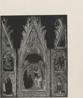 An illustration from Illustrated catalogue of a highly important collection of ancient paintings of the Italian, Dutch, Spanish, Flemish and French schools, including an imposing gathering of Italian and Flemish primitives [electronic resource] : to be sold at unrestricted public sale by direction of the F. Kleinberger Galleries, for the purpose of adjusting the business interests of their former partnership and the present incorporation, in the grand ballroom of the Plaza Hotel, Fifth Avenue, 58th to 59th Street, on the evening herein stated (1918)
