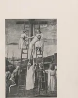 An illustration from Illustrated catalogue of a highly important collection of ancient paintings of the Italian, Dutch, Spanish, Flemish and French schools, including an imposing gathering of Italian and Flemish primitives [electronic resource] : to be sold at unrestricted public sale by direction of the F. Kleinberger Galleries, for the purpose of adjusting the business interests of their former partnership and the present incorporation, in the grand ballroom of the Plaza Hotel, Fifth Avenue, 58th to 59th Street, on the evening herein stated (1918)