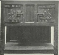 An illustration from Illustrated catalogue of the valuable collection of rare Gothic art and other artistic antique property belonging to the continental connoisseur and expert Henri S. de Souhami of Paris, acquired by him from Prince Henri de Faucigny Lucinge, Madame Lelong and other sources [electronic resource] : to be sold at unrestricted publi sale at the new American Art Galleries ... on the afternoons herein stated (1922)
