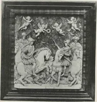 An illustration from Illustrated catalogue of the valuable collection of rare Gothic art and other artistic antique property belonging to the continental connoisseur and expert Henri S. de Souhami of Paris, acquired by him from Prince Henri de Faucigny Lucinge, Madame Lelong and other sources [electronic resource] : to be sold at unrestricted publi sale at the new American Art Galleries ... on the afternoons herein stated (1922)