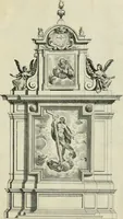 An illustration from Liure d'architecture d'autels et de cheminees (1633)