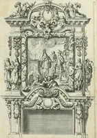 An illustration from Liure d'architecture d'autels et de cheminees (1633)