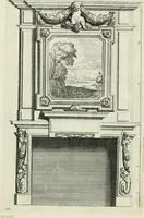 An illustration from Liure d'architecture d'autels et de cheminees (1633)