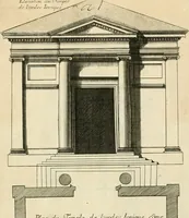An illustration from Liure nouueau de l'art d'architecture : des cinq ordres et de plusieurs recueils de cette science, comme amphitheatres, plans, élevations, perspectiue et autres, desseignez correctement d'apres Vitruue, Scamossi, Palladio, Vignole et de Lorme (1650)
