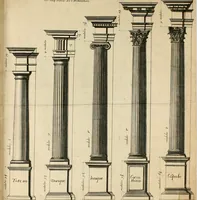 An illustration from Liure nouueau de l'art d'architecture : des cinq ordres et de plusieurs recueils de cette science, comme amphitheatres, plans, élevations, perspectiue et autres, desseignez correctement d'apres Vitruue, Scamossi, Palladio, Vignole et de Lorme (1650)
