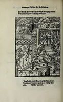 An illustration from Liure tres fructueux et vtille a toutes personnes de linstitution et administration de la chose publicque : traictãt des vtilitez, ars, et sentẽces necessaires en icelles et de leurs inuenteurs : aorne de plusieurs belles sciences et doctrines, tant de la saincte escripture, philozophie, humanite, poeterie, medecine et aultres singularitez (1520)