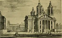 An illustration from The lives of the British architects from William of Wykeham to Sir William Chambers (1909)