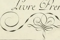 An illustration from Livre curieux et utile pour les sçavans et artistes : composé de trois alphabets de chiffres simples, doubles & triples, fleuronnez et au premier trait : accompagné d'un tres grand nombre de devises, emblêmes, médailles et autres figures hieroglyfiques : ensemble de plusieurs supports et cimiers pour les ornemens des armes : avec une table tres ample par le moyen de laquelle on trouvera facilement tous les noms imaginables (1685)