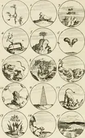 An illustration from Livre curieux et utile pour les sçavans et artistes : composé de trois alphabets de chiffres simples, doubles & triples, fleuronnez et au premier trait : accompagné d'un tres grand nombre de devises, emblêmes, médailles et autres figures hieroglyfiques : ensemble de plusieurs supports et cimiers pour les ornemens des armes : avec une table tres ample par le moyen de laquelle on trouvera facilement tous les noms imaginables (1685)