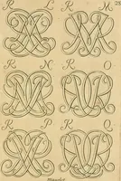 Picture 109 of 279 from Livre de chiffres a double traits, ou l'on trouve les noms & surnoms. : Vtile aux peintres, sculpteurs, graveurs et autres. Dedia Monseigneur le Dauphin (1685), leaf 106