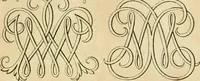 An illustration from Livre de chiffres a double traits, ou l'on trouve les noms & surnoms. : Vtile aux peintres, sculpteurs, graveurs et autres. Dedia Monseigneur le Dauphin (1685)
