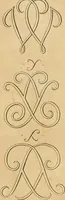 An illustration from Livre de chiffres a double traits, ou l'on trouve les noms & surnoms. : Vtile aux peintres, sculpteurs, graveurs et autres. Dedia Monseigneur le Dauphin (1685)