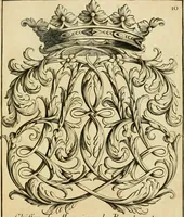 Picture 238 of 279 from Livre de chiffres a double traits, ou l'on trouve les noms & surnoms. : Vtile aux peintres, sculpteurs, graveurs et autres. Dedia Monseigneur le Dauphin (1685), leaf 194