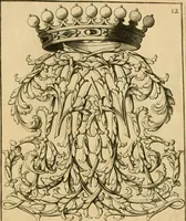 Picture 240 of 279 from Livre de chiffres a double traits, ou l'on trouve les noms & surnoms. : Vtile aux peintres, sculpteurs, graveurs et autres. Dedia Monseigneur le Dauphin (1685), leaf 198