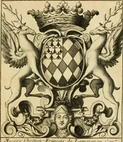 Picture 241 of 279 from Livre de chiffres a double traits, ou l'on trouve les noms & surnoms. : Vtile aux peintres, sculpteurs, graveurs et autres. Dedia Monseigneur le Dauphin (1685), leaf 200